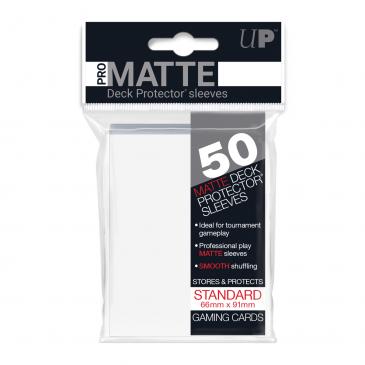 Ultra Pro - 50ct Pro-Matte White Standard Deck Protectors